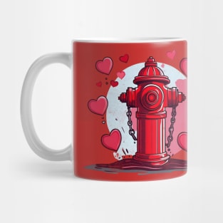 Fire Hydrant Costume a Funny Lazy Valentines Day Ideas Mug